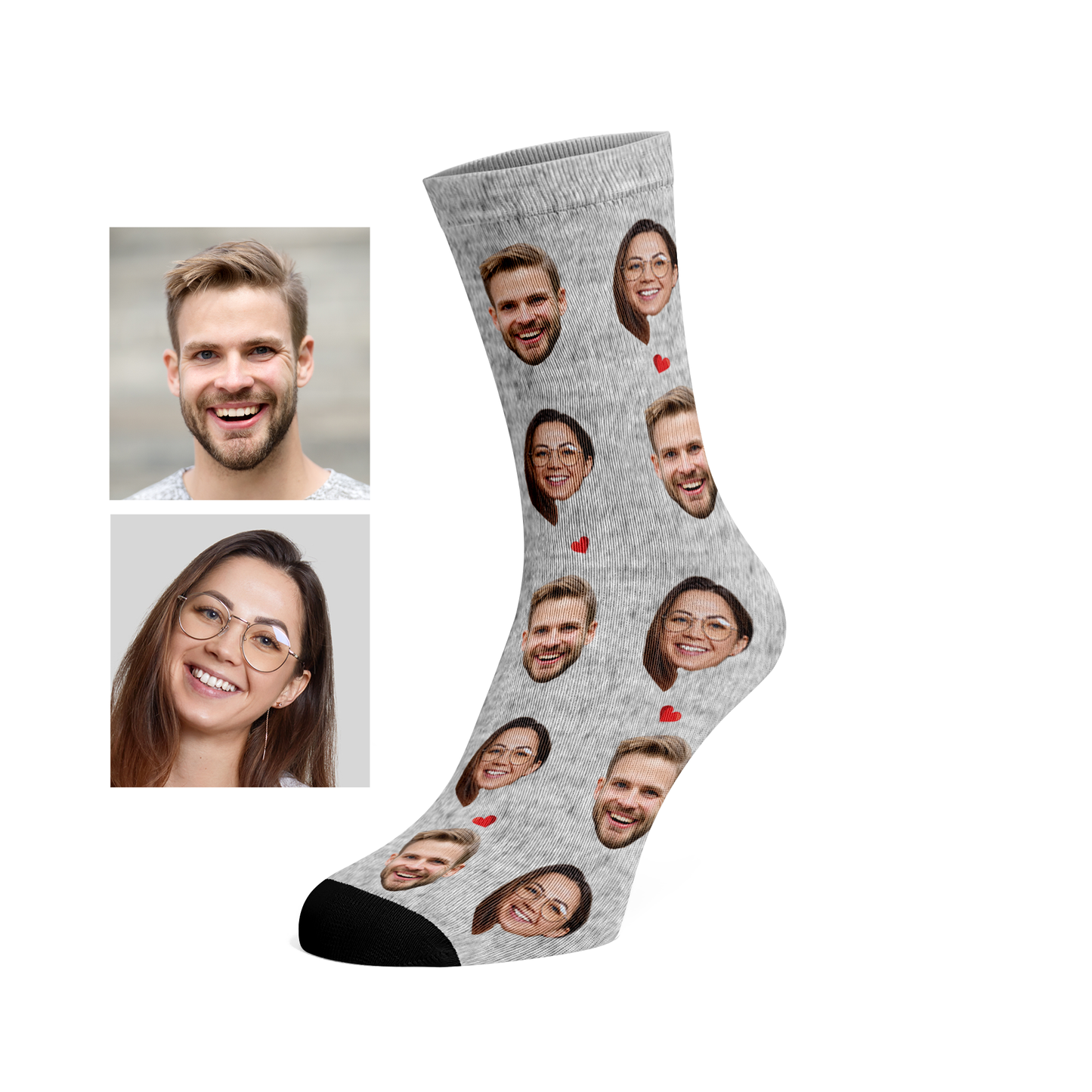 Custom Face Socks (2 Faces)