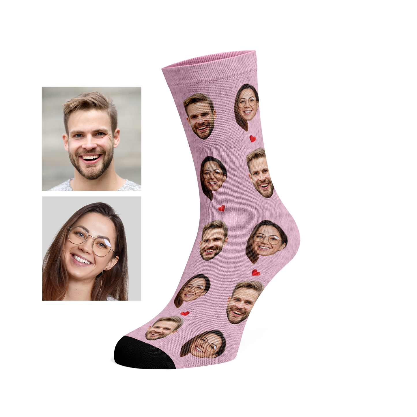 Custom Face Socks (2 Faces)