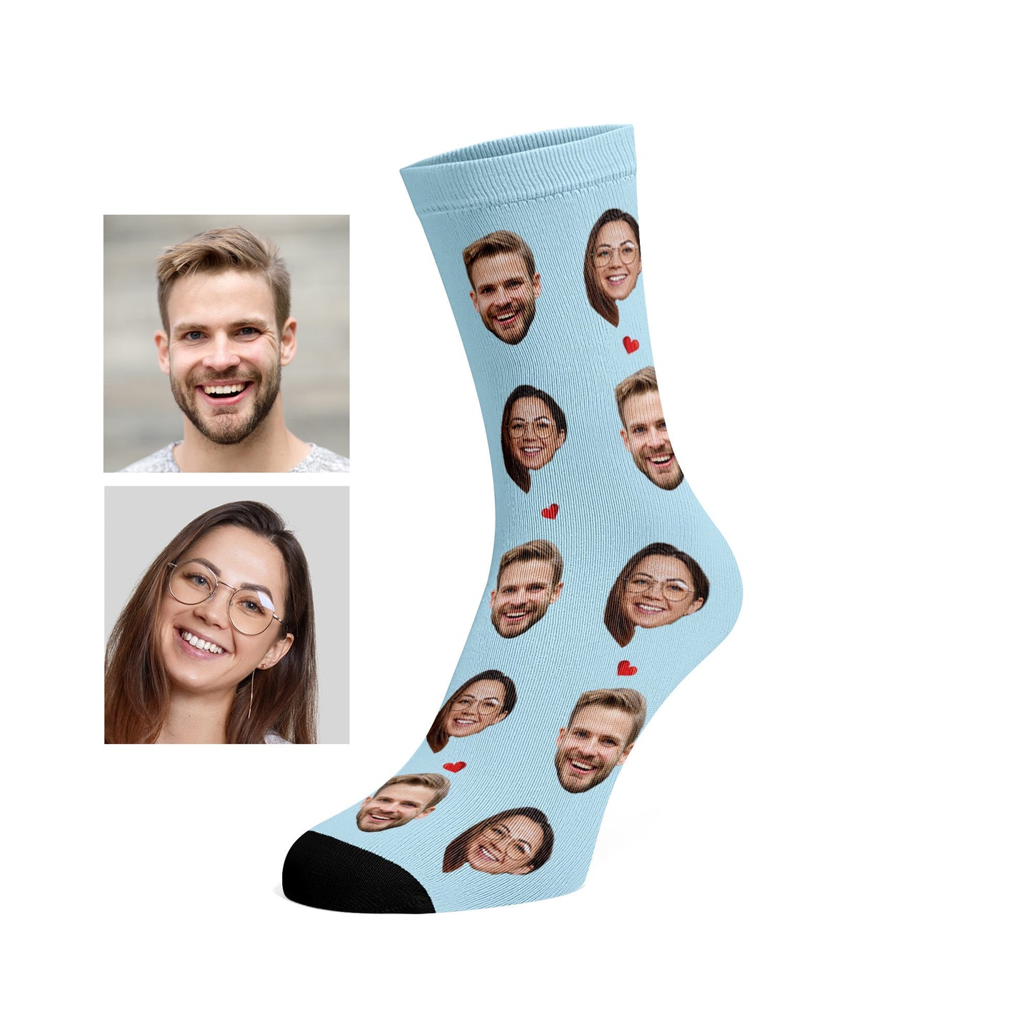 Custom Face Socks (2 Faces)