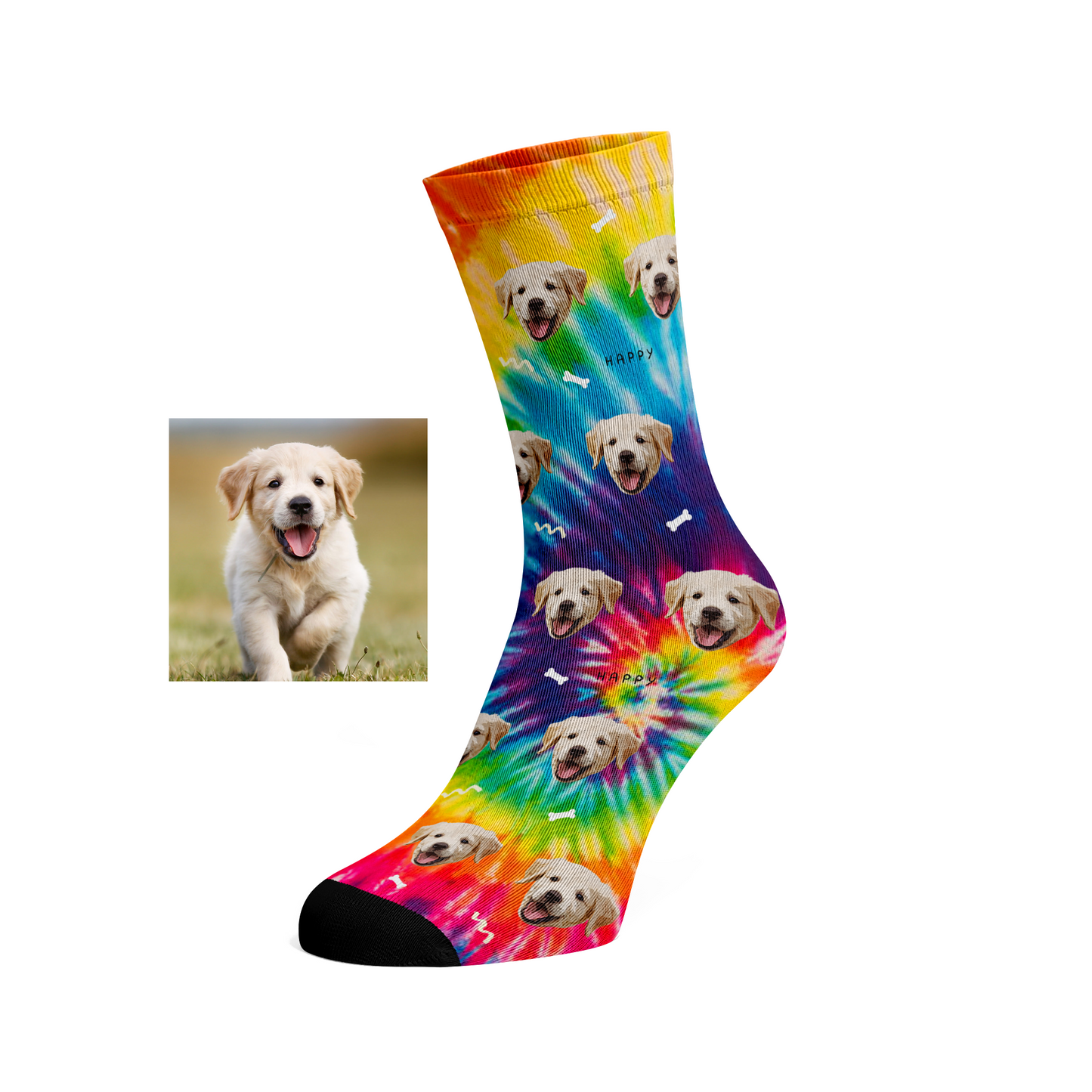 Custom Pet socks (Tie Dye)