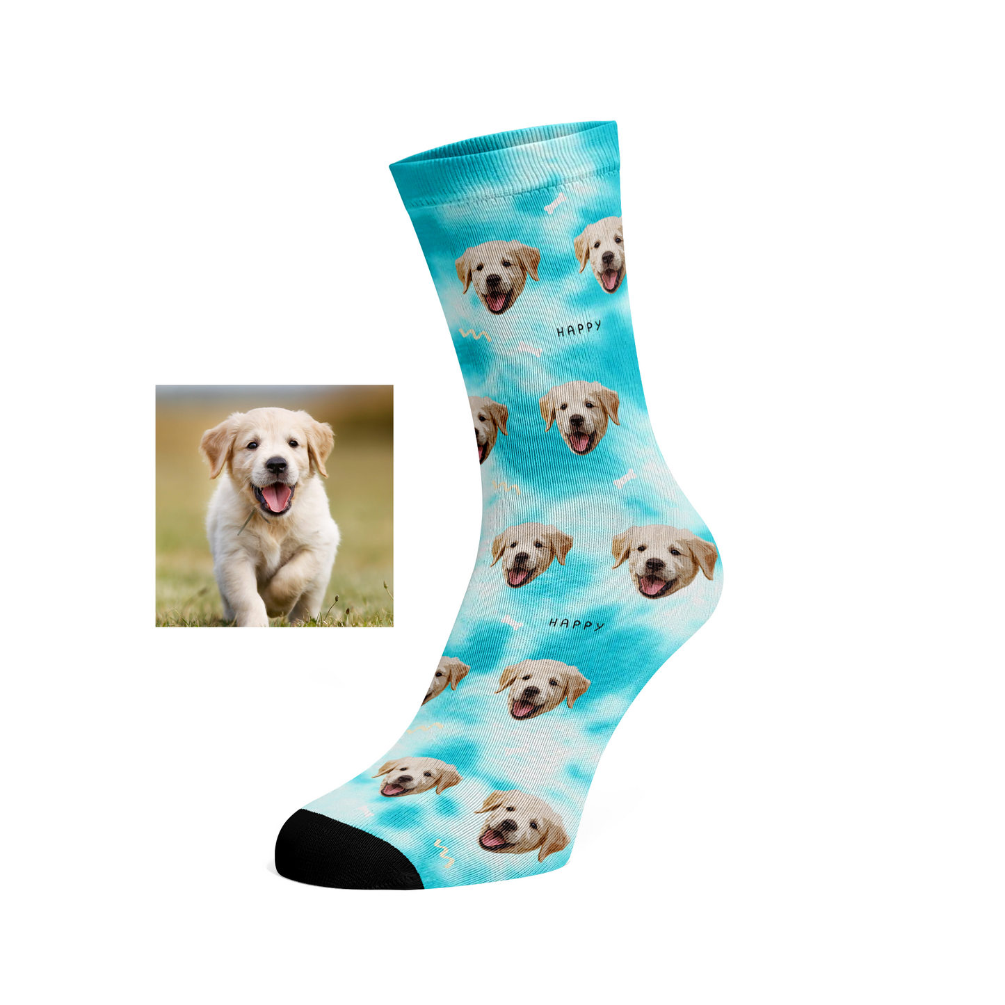 Custom Pet socks (Tie Dye)