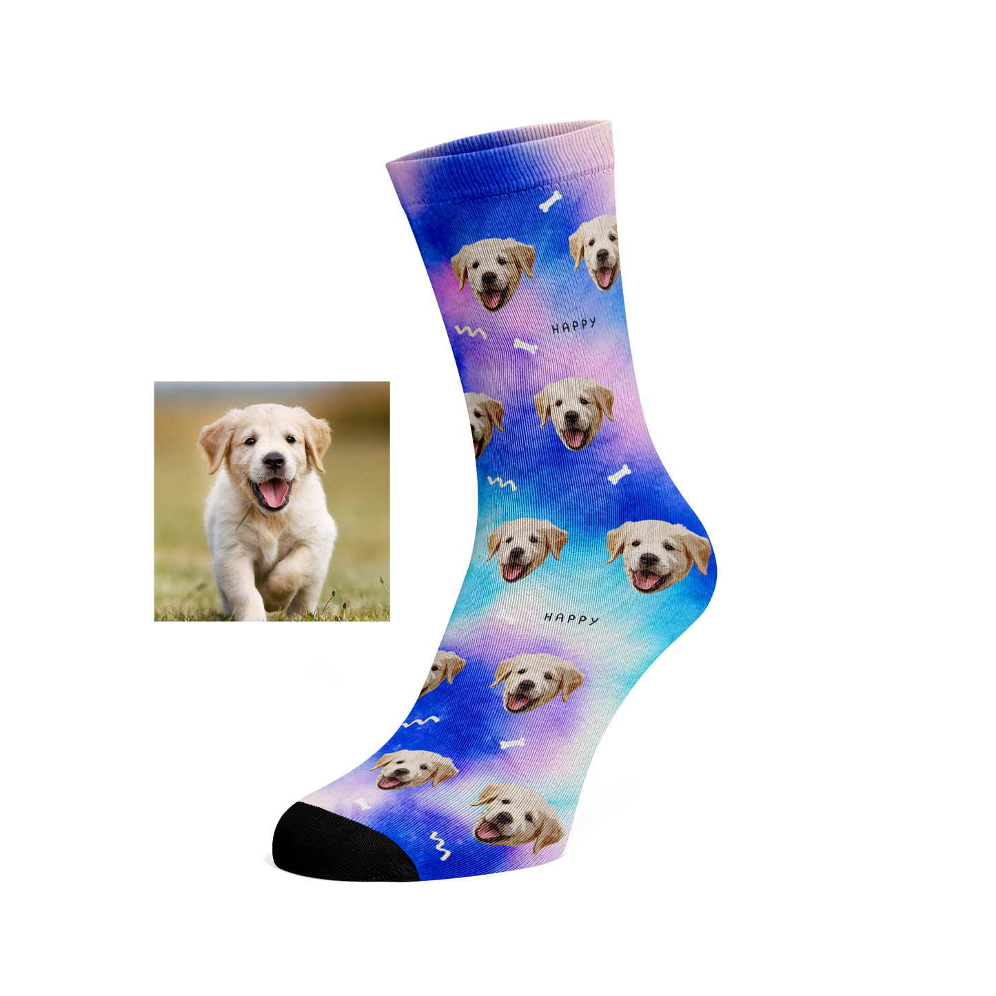 Custom Pet socks (Tie Dye)