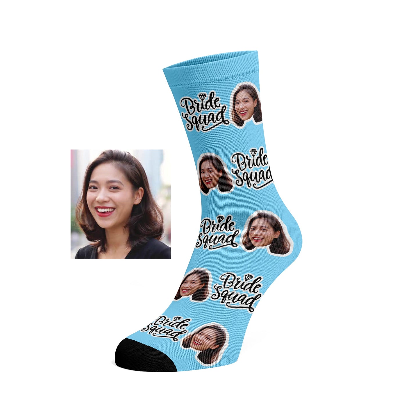 Custom Bride Squad socks