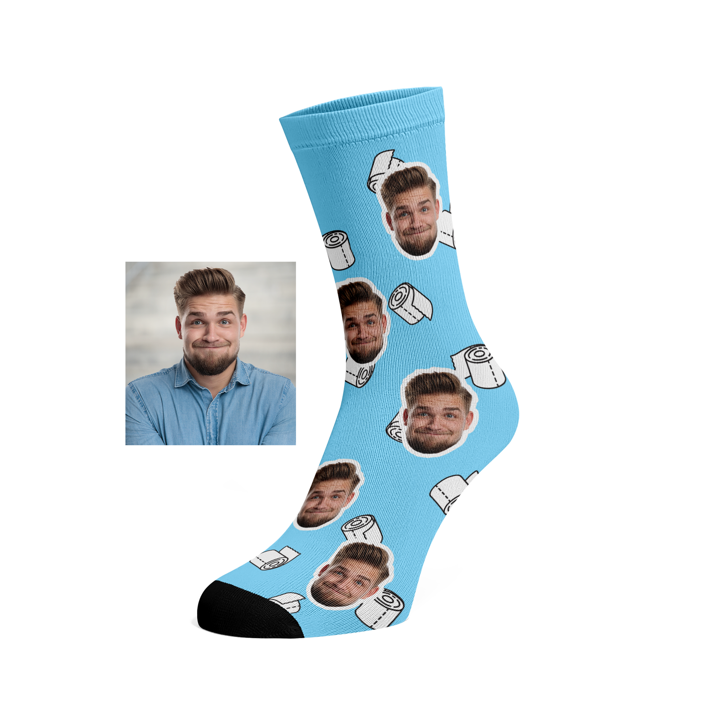 Custom Toilet Paper socks