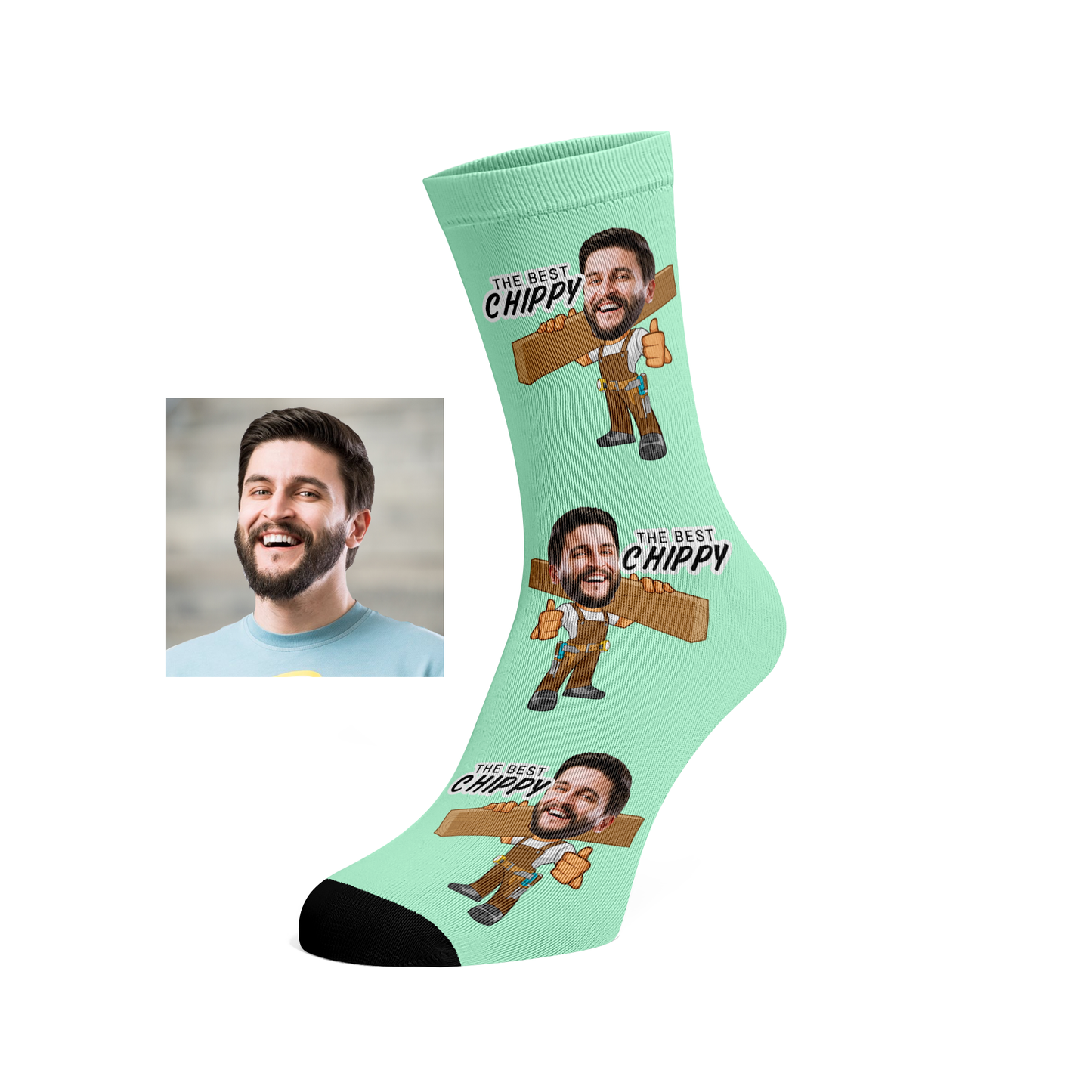 Custom Face Carpenter Socks