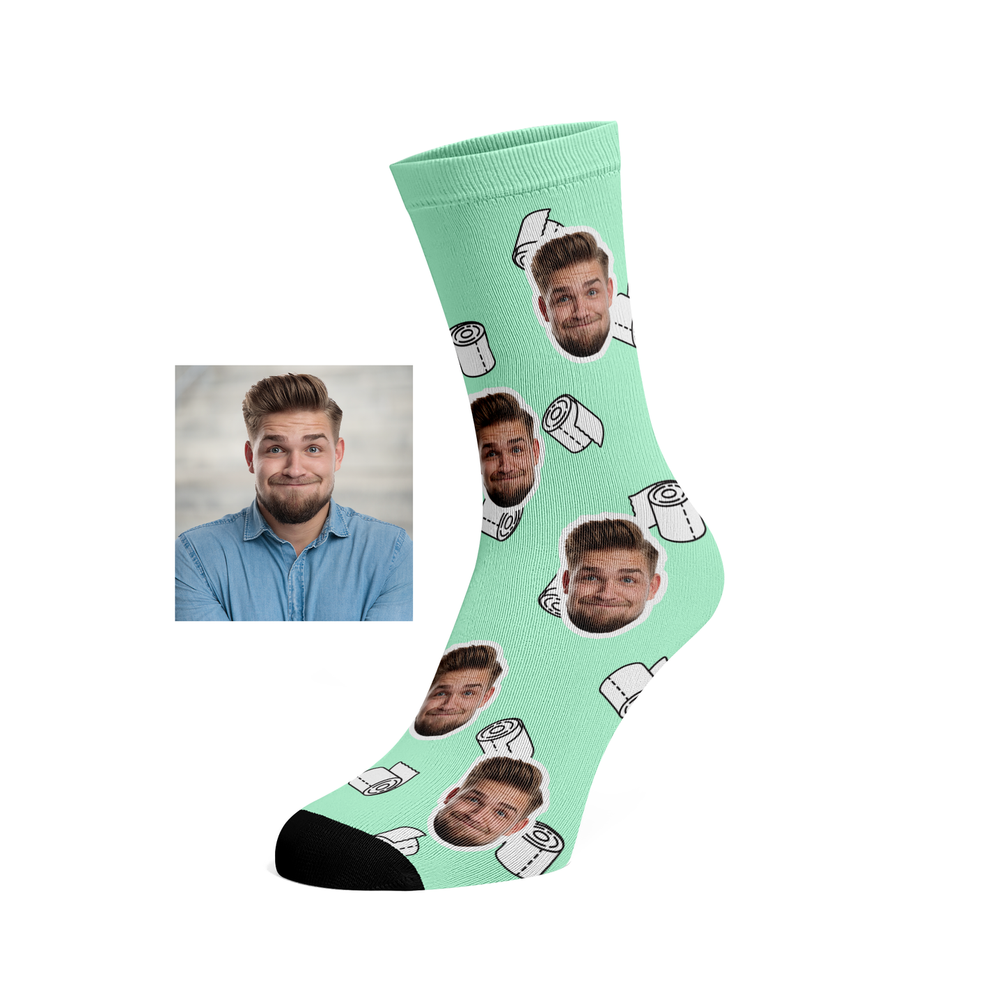 Custom Toilet Paper socks