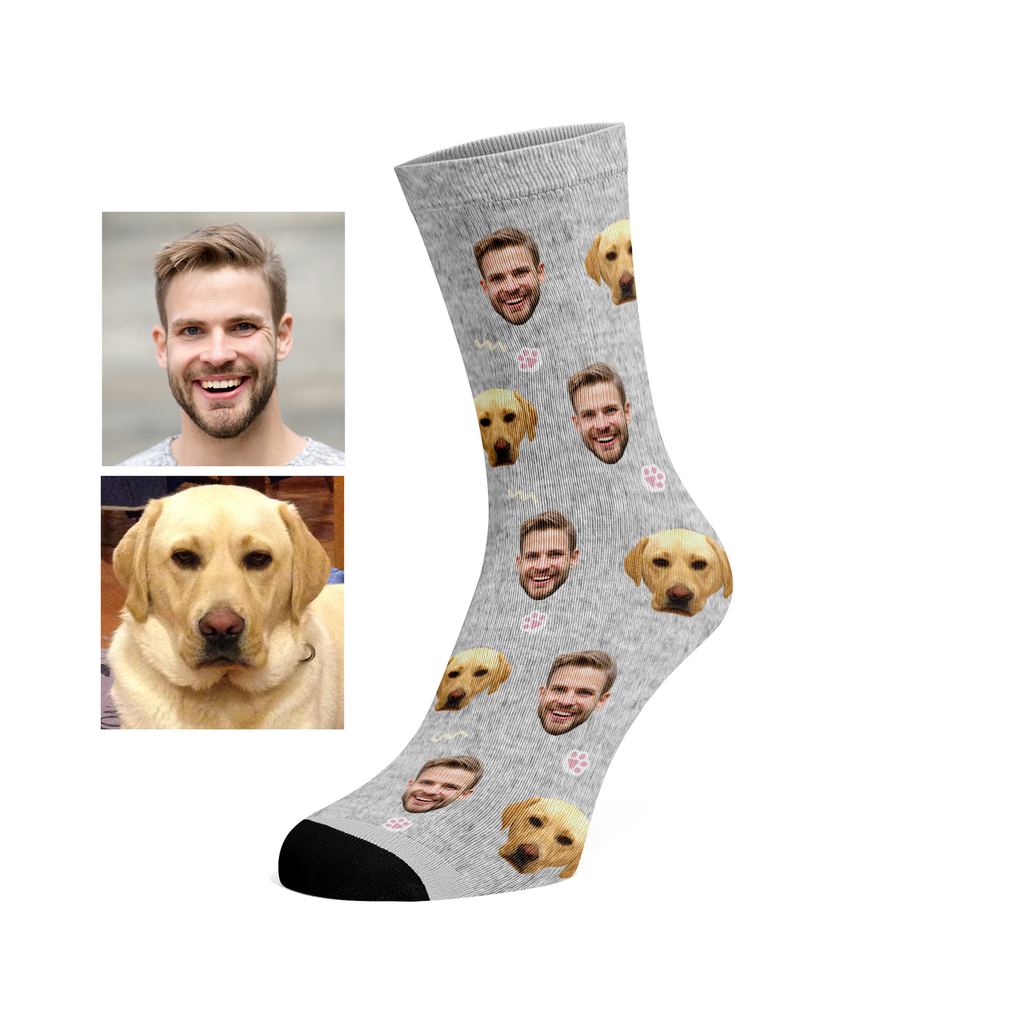 Custom Pet & Owner socks