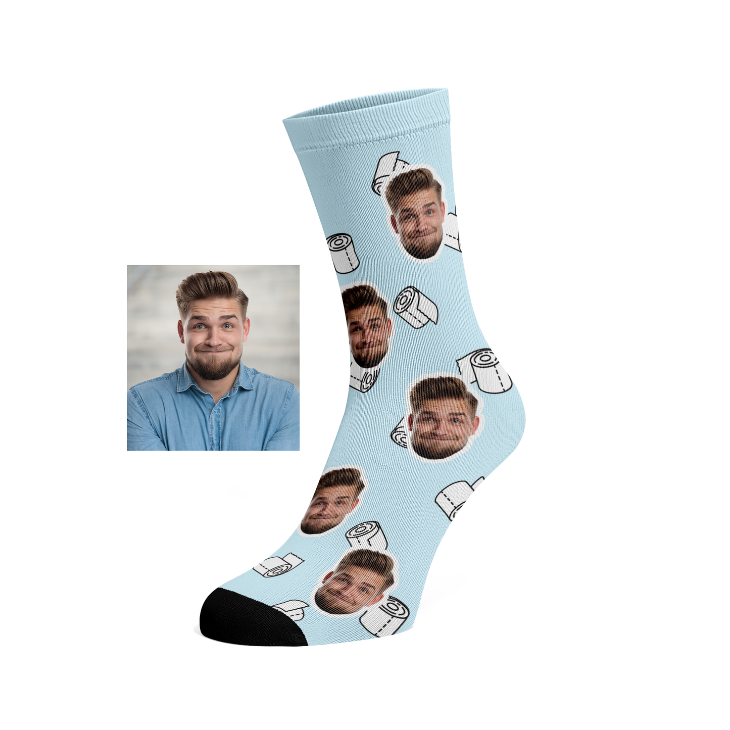 Custom Toilet Paper socks