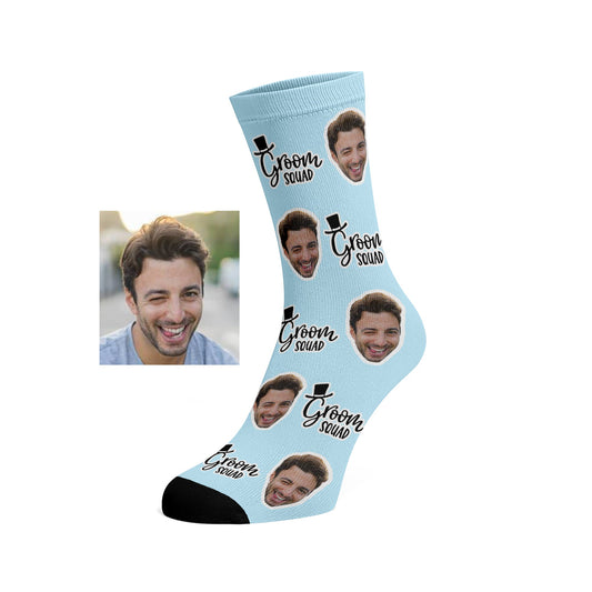 Custom Groom Squad socks