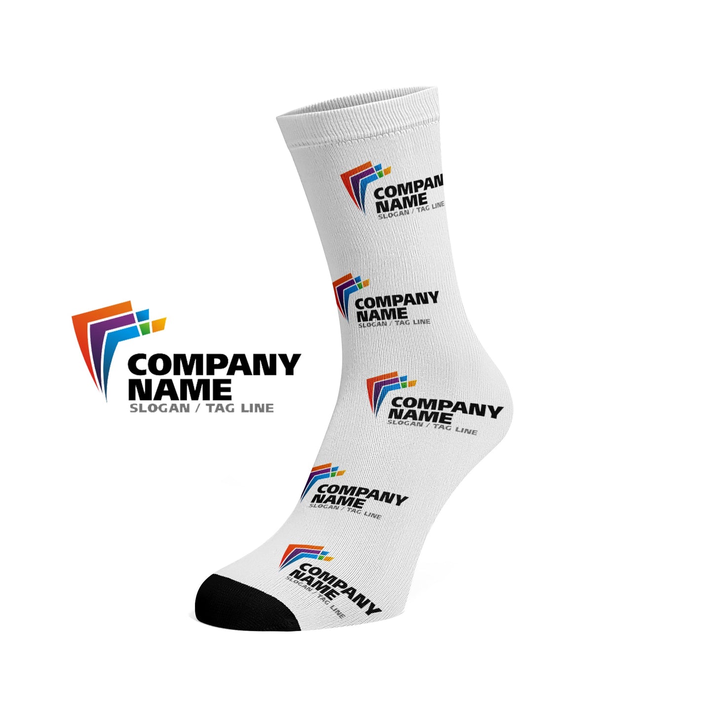 Custom Logo socks - Company/Corporate/Team Logo