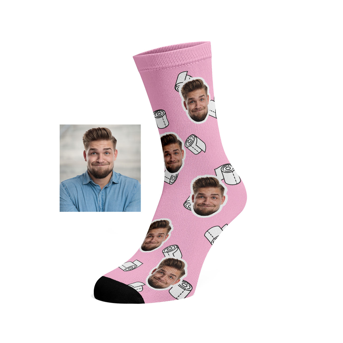 Custom Toilet Paper socks