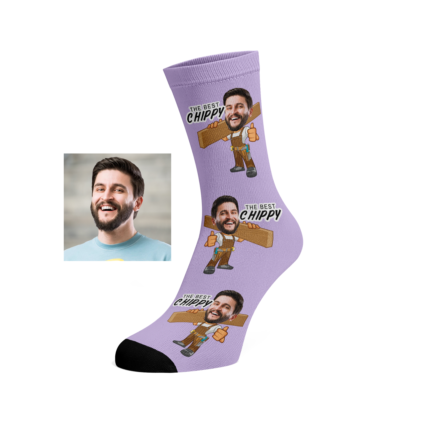 Custom Face Carpenter Socks