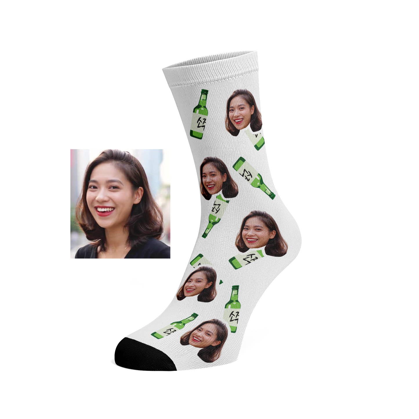 Custom Face Soju Socks