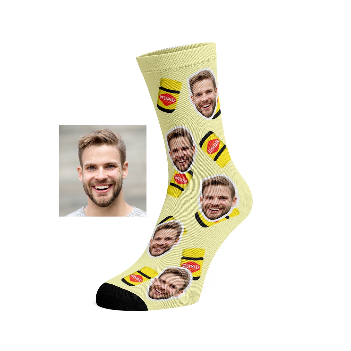 Custom Face Vegemate socks